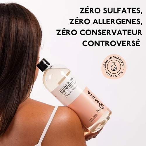 Miniature image article Lessive concentrée naturelle parfum fleur d'amandier, 1L, 33 lavages